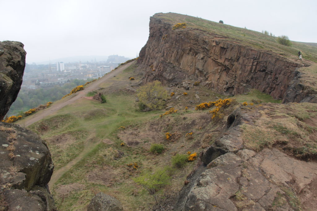 Arthur's Seat an extinct volcano in Edinburgh Scotland