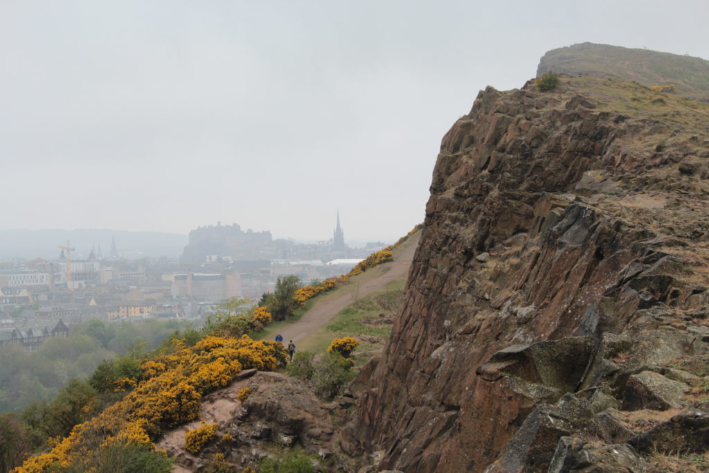 Arthur's Seat - an extinct volcano in Edinburgh Scotland